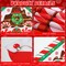 71 Inch 3 Pcs Christmas Door Decorations for Classroom Gingerbread Party Porch Banner(Red-white-brown)78.74 x 9.84 x 0.03 inches